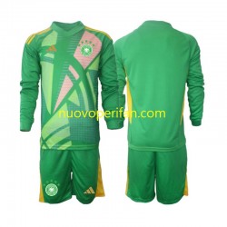 Maglie da Calcio Germania Portiere Bambino Alternativa Tenuta 2024-2025 Maniche Lunghe