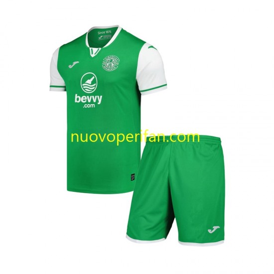 Maglie da Calcio Hibernian Bambino Prima Tenuta 2024-2025 Maniche Corte