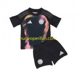Maglie da Calcio Leicester City Bambino Trasferta Tenuta 2024-2025 Maniche Corte
