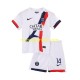 Maglie da Calcio Paris Saint-Germain Desire Doue 14 Bambino Trasferta Tenuta 2024-2025 Maniche Corte