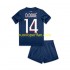 Maglie da Calcio Paris Saint-Germain Desire Doue 14 Bambino Prima Tenuta 2024-2025 Maniche Corte