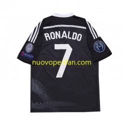 Maglie da Calcio Real Madrid Cristiano Ronaldo 7 2014 Retro Bambino Alternativa Tenuta Maniche Corte