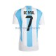 Maglie da Calcio Argentina De Paul 7 Uomo Prima Tenuta 2024 Maniche Corte