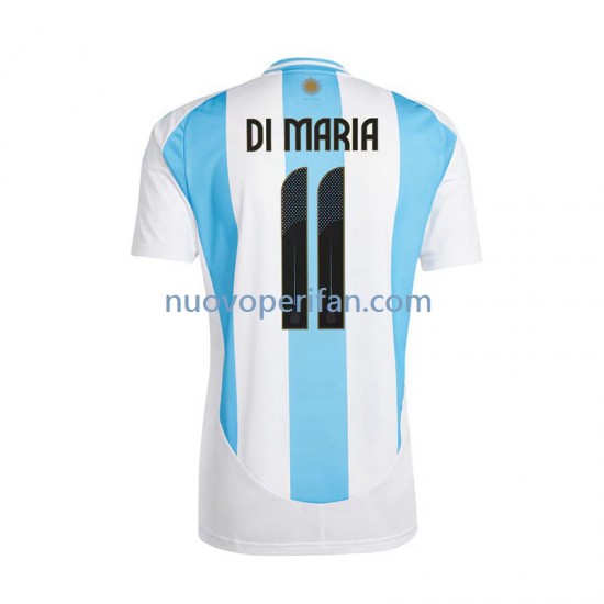 Maglie da Calcio Argentina Di Maria 11 Uomo Prima Tenuta 2024 Maniche Corte