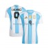 Maglie da Calcio Argentina Julian Alvarez 9 Uomo Prima Tenuta 2024 Maniche Corte