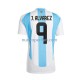 Maglie da Calcio Argentina Julian Alvarez 9 Uomo Prima Tenuta 2024 Maniche Corte