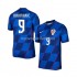 Maglie da Calcio Croazia Andrej Kramaric 9 Uomo Trasferta Tenuta Euro 2024 Maniche Corte