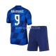 Maglie da Calcio Croazia Andrej Kramaric 9 Bambino Trasferta Tenuta Euro 2024 Maniche Corte