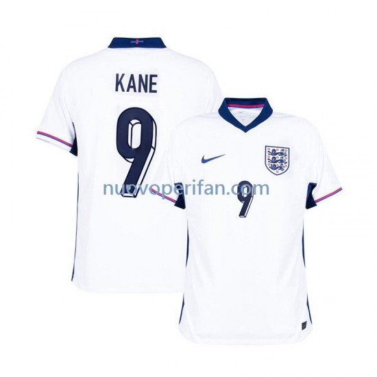 Maglie da Calcio Inghilterra Harry Kane 9 Uomo Prima Tenuta Euro 2024 Maniche Corte