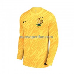 Maglie da Calcio Francia Portiere Uomo Prima Tenuta Euro 2024 Maniche Corte