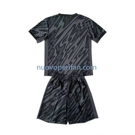 Maglie da Calcio Francia Portiere Bambino Trasferta Tenuta Euro 2024 Maniche Corte