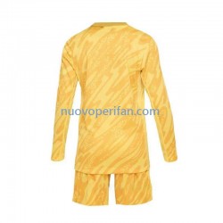 Maglie da Calcio Francia Portiere Bambino Prima Tenuta Euro 2024 Maniche Lunghe