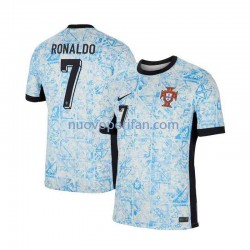 Maglie da Calcio Portogallo Cristiano Ronaldo 7 Uomo Trasferta Tenuta Euro 2024 Maniche Corte