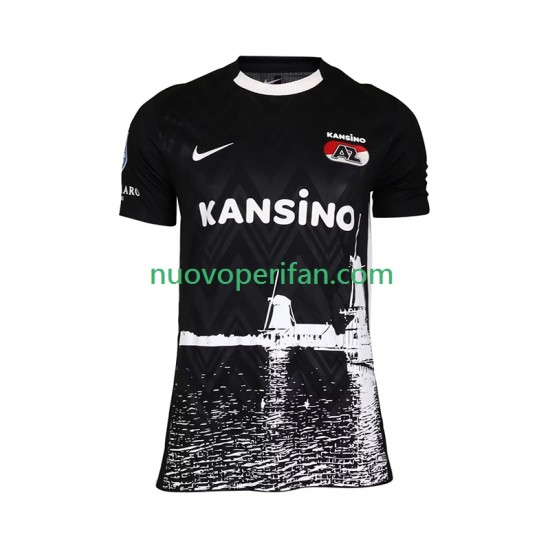 Maglie da Calcio AZ Alkmaar Uomo Quarta Tenuta 2024-2025 Maniche Corte