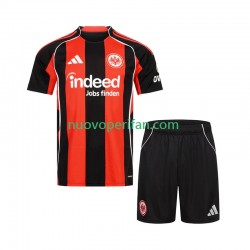 Maglie da Calcio Eintracht Frankfurt Bambino Prima Tenuta 2025-2026 Maniche Corte