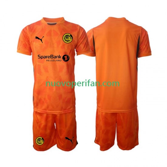 Maglie da Calcio FK Bodø/Glimt Portiere Bambino Trasferta Tenuta 2025 Maniche Corte