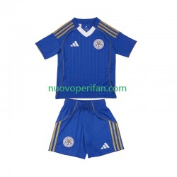 Maglie da Calcio Leicester City Bambino Prima Tenuta 2025-2026 Maniche Corte