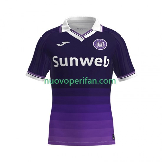Maglie da Calcio RSC Anderlecht Uomo Prima Tenuta 2025-2026 Maniche Corte