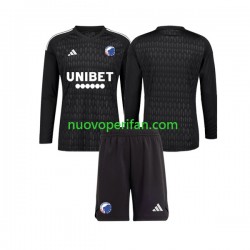 Maglie da Calcio FC Copenhagen Portiere Bambino Trasferta Tenuta 2023-2024 Maniche Lunghe