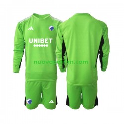 Maglie da Calcio FC Copenhagen Portiere Bambino Quarta Tenuta 2023-2024 Maniche Lunghe