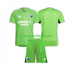 Maglie da Calcio FC Copenhagen Portiere Bambino Quarta Tenuta 2023-2024 Maniche Corte