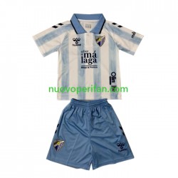Maglie da Calcio Málaga CF Bambino Prima Tenuta 2023-2024 Maniche Corte