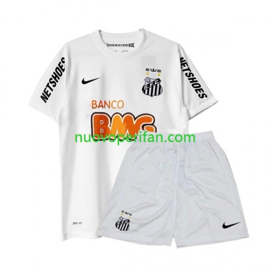 Maglie da Calcio Santos FC -2012 Retro Bambino Prima Tenuta 2011 Maniche Corte