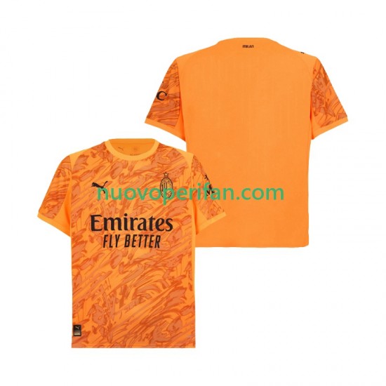 Maglie da Calcio AC Milan Portiere Uomo Alternativa Tenuta 2025-2026 Maniche Corte