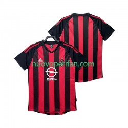 Maglie da Calcio AC Milan 2003 Retro Uomo Prima Tenuta 2002 Maniche Corte