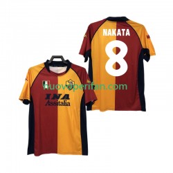 Maglie da Calcio AS Roma AKATA 8 2000-2001 Retro Uomo Prima Tenuta Maniche Corte