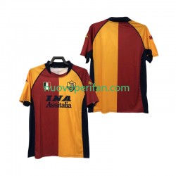 Maglie da Calcio AS Roma 2000-2001 Retro Uomo Prima Tenuta Maniche Corte