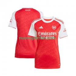 Maglie da Calcio Arsenal Donna Prima Tenuta 2025-2026 Maniche Corte