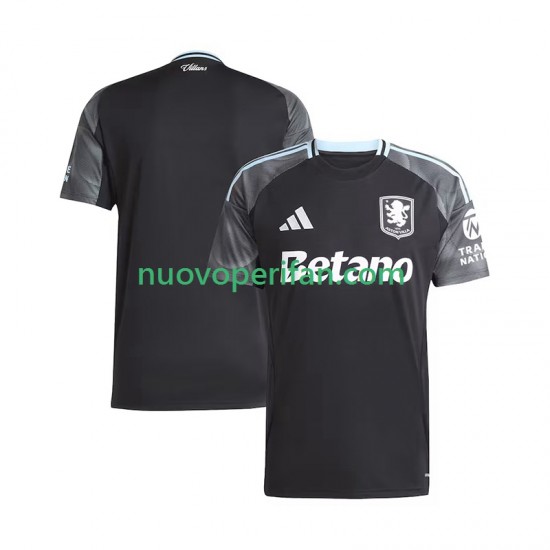 Maglie da Calcio Aston Villa Uomo Trasferta Tenuta 2025-2026 Maniche Corte
