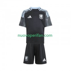 Maglie da Calcio Aston Villa Bambino Trasferta Tenuta 2025-2026 Maniche Corte
