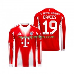 Maglie da Calcio FC Bayern München Alphonso Davies 19 Uomo Prima Tenuta 2025-2026 Maniche Lunghe