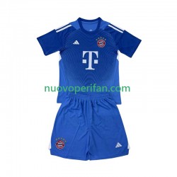 Maglie da Calcio FC Bayern München Portiere Bambino Trasferta Tenuta 2025-2026 Maniche Corte