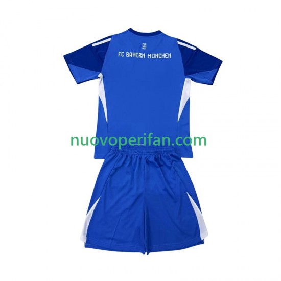 Maglie da Calcio FC Bayern München Portiere Bambino Trasferta Tenuta 2025-2026 Maniche Corte