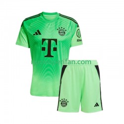Maglie da Calcio FC Bayern München Portiere Bambino Prima Tenuta 2025-2026 Maniche Corte