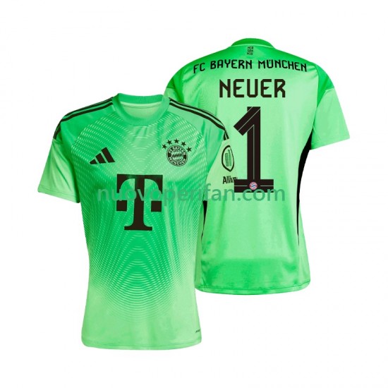 Maglie da Calcio FC Bayern München Manuel Neuer 1 Portiere Uomo Prima Tenuta 2025-2026 Maniche Corte
