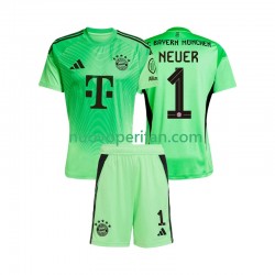 Maglie da Calcio FC Bayern München Manuel Neuer 1 Portiere Bambino Prima Tenuta 2025-2026 Maniche Corte