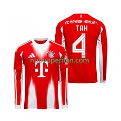 Maglie da Calcio FC Bayern München Jonathan Tah 4 Uomo Prima Tenuta 2025-2026 Maniche Lunghe