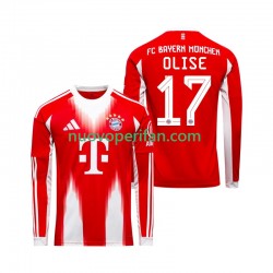 Maglie da Calcio FC Bayern München Michael Olise 17 Uomo Prima Tenuta 2025-2026 Maniche Lunghe