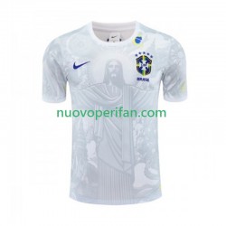 Maglie da Calcio Brasile Special Jesus Uomo Prima Tenuta 2024-2025 Maniche Corte