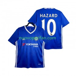 Maglie da Calcio Chelsea HAZARD 10 2016-2017 Retro Uomo Prima Tenuta Maniche Corte