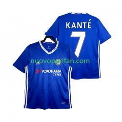 Maglie da Calcio Chelsea KANTE 7 2016-2017 Retro Uomo Prima Tenuta Maniche Corte