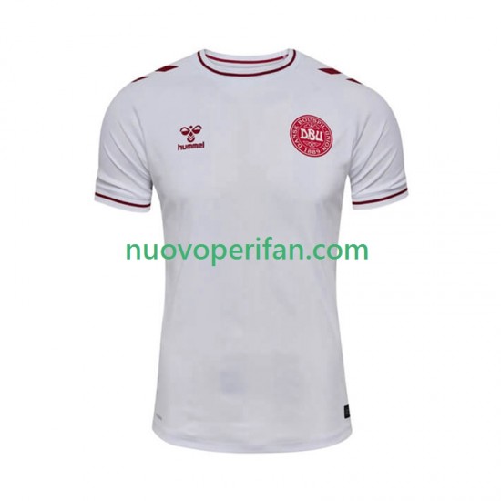 Maglie da Calcio Danimarca Uomo Trasferta Tenuta 2025 Maniche Corte