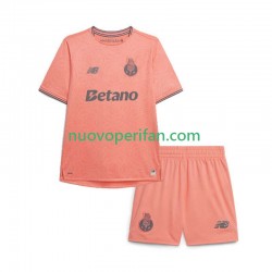Maglie da Calcio FC Porto Bambino Trasferta Tenuta 2025-2026 Maniche Corte
