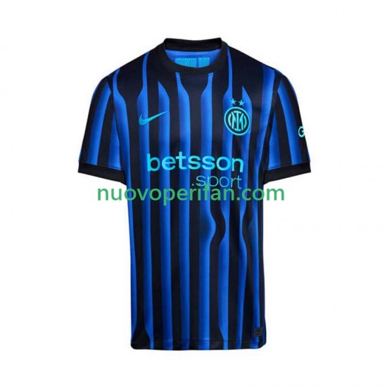 Maglie da Calcio Inter Milan Uomo Prima Tenuta 2025-2026 Maniche Corte