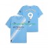 Maglie da Calcio Manchester City Erling Haaland 9 Uomo Prima Tenuta 2025-2026 Maniche Corte