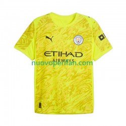 Maglie da Calcio Manchester City Portiere Uomo Alternativa Tenuta 2025-2026 Maniche Corte